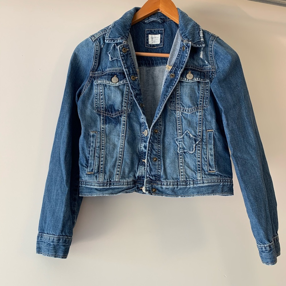 Gap Girl’s Star Denim Jacket